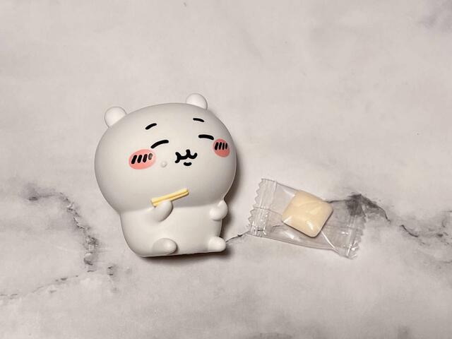 ガムの味はソーダ味！