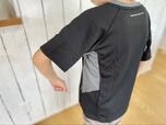 【ワークマン　ZERO DRY(R) NEO(ゼロドライネオ)遮熱ジュニア半袖Tシャツ】脇の特殊カットで動きやすい