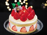 「あまおう苺たっぷりの贅沢クリスマスショートケーキ」＜12月22日（金）～25日（月）ご予約限定発売、直径約140mm、税込9,900円＞【不二家の2023年クリスマスケーキ】