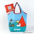【ムーミン×紀ノ国屋】「ムーミンコンパクト」1,980円(約タテ31cm/ヨコ44cm/マチ20cm)/ムーミンとスナフキンのキャンプ絵柄が可愛いアート柄。