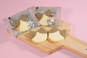 【mofusand】「とろけるチョコクッキー　きゃにゃめるバニラ味」128円（パッケージ全2種）※数量限定