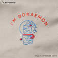 【ドラえもん】「I’M DORAEMON/エプロン」¥3,850／左胸部分には優しく微笑むドラえもんの刺繍♪