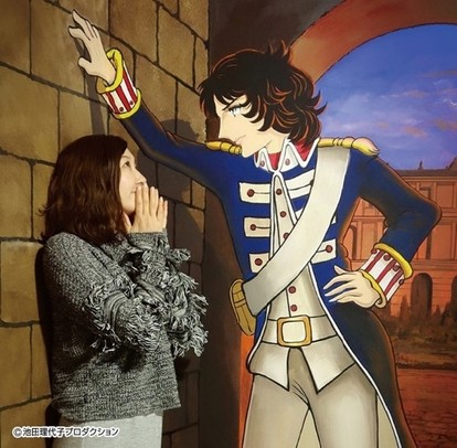 トリックアートで楽しむ ベルサイユのばら 企画展が開催決定 手のひらで転がされたり壁ドンされたり Medery Character S