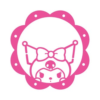 【サンリオキャラクターズ トロフィーカップスタンプ カラフル杯】クロミ　スタンプイメージ