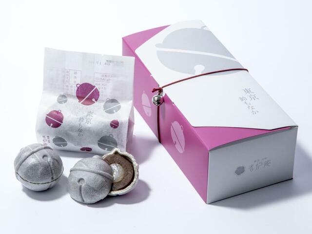 <2位> グランスタ東京限定 東京鈴もなか(4袋入) 1箱 1,350円/香炉庵 KOURO-AN(改札内B1 銀の鈴エリア)【JR東京駅「グランスタ東京」イチ推しランキングBEST10~手土産(スイーツ)部門~】