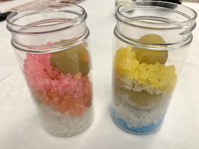 白浜の朝と夕景をイメージして作ってみた