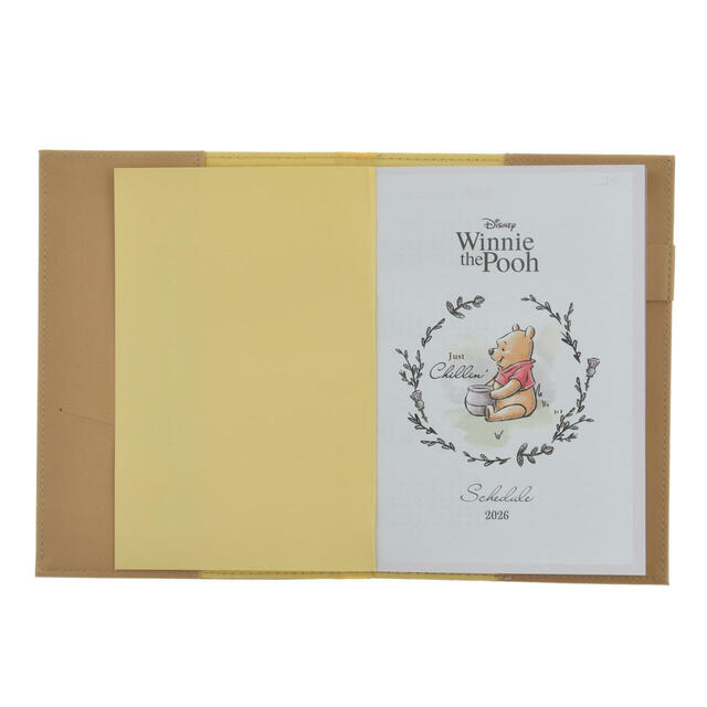 プー&フレンズ 手帳・スケジュール帳 B6 型押し CALENDAR&ORGANIZER 2026 2,800円