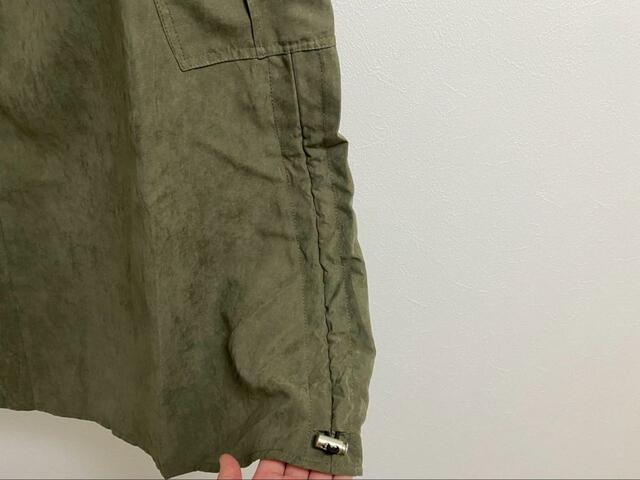 【ファッションセンターしまむら　レディース　スカート（近藤千尋）】裾をおろすとドロストコードは目立ちません