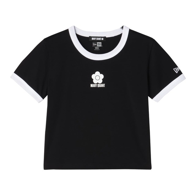 【ニューエラ×マリークワント】「NEW ERA × MQ Ｔシャツ」¥8,250／胸元のデイジーがワンポイント