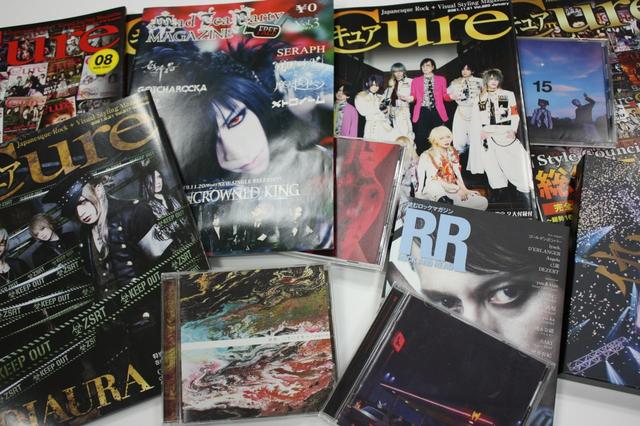 座談会に持ち寄られた、ヴィジュアル系雑誌&作品