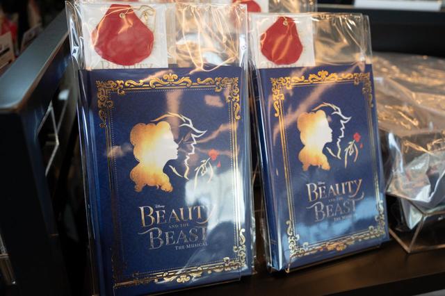 ブック型ノート 2,500円|サイズ:W153mm×H243mm×D9mm|劇団四季 ディズニーミュージカル『美女と野獣』東京ディズニーリゾート内舞浜アンフィシアター公演オリジナルグッズ