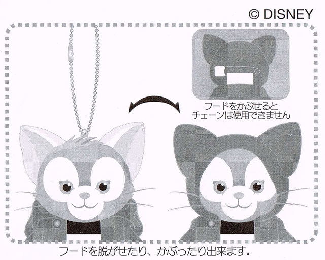 ぬいぐるみバッジの注意書き裏面