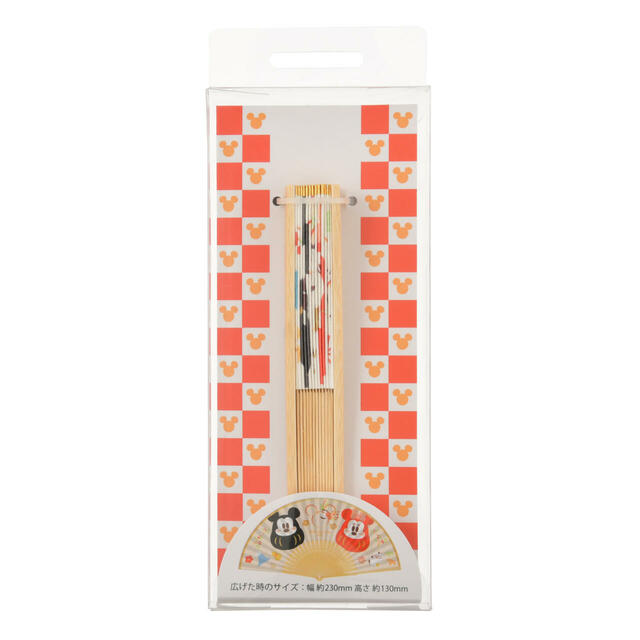 ミッキー&ミニー 扇子 スタンド付き NEW YEAR 2025 2,500円