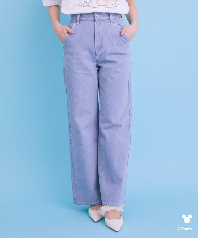 ストレートデニムパンツ ￥11,900｜Areeamディズニーコレクション「ミッキー＆ミニー」