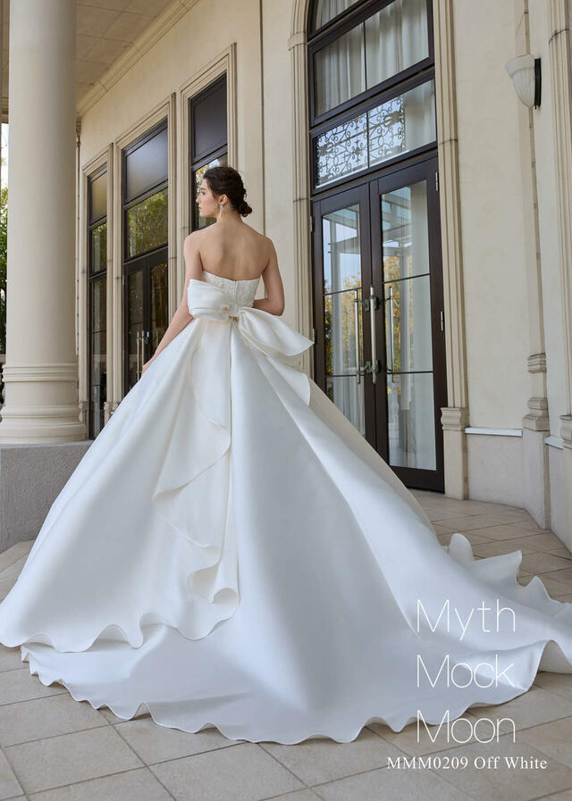 【クラウディア】Myth Mock Moon(ミスモックムーン)新作ウェディングドレス|MMM0209_OffWhite