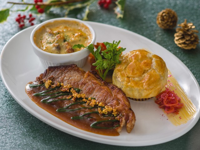 東京ディズニーランド「ディズニー・クリスマス」センターストリート・コーヒーハウス ステーキプレート