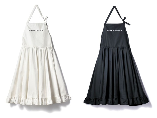 【DEAN ＆ DELUCA × BEAMS COUTURE】ギャザーのエプロンドレス（カラーは2種類）