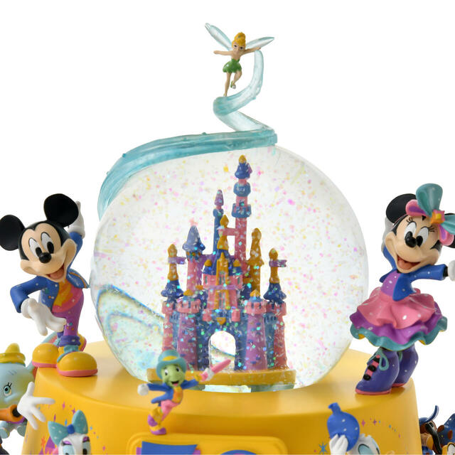 ディズニーキャラクター スノードーム ミュージック＆ライトアップ DISNEYLAND RESORT 70TH CELEBRATION 18,000円