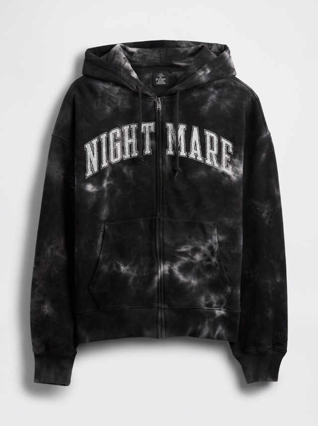 ヘビーウェイト ジップアップパーカー 12,900円｜Gap ディズニー「ナイトメアー・ビフォア・クリスマス」コレクション