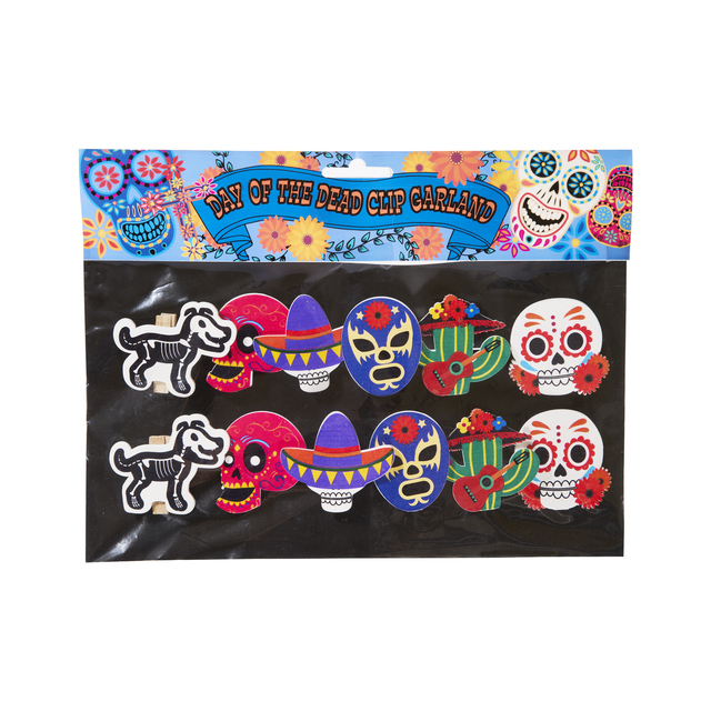 オリジナル ハロウィン DAY OF THE DEAD クリップガーランド