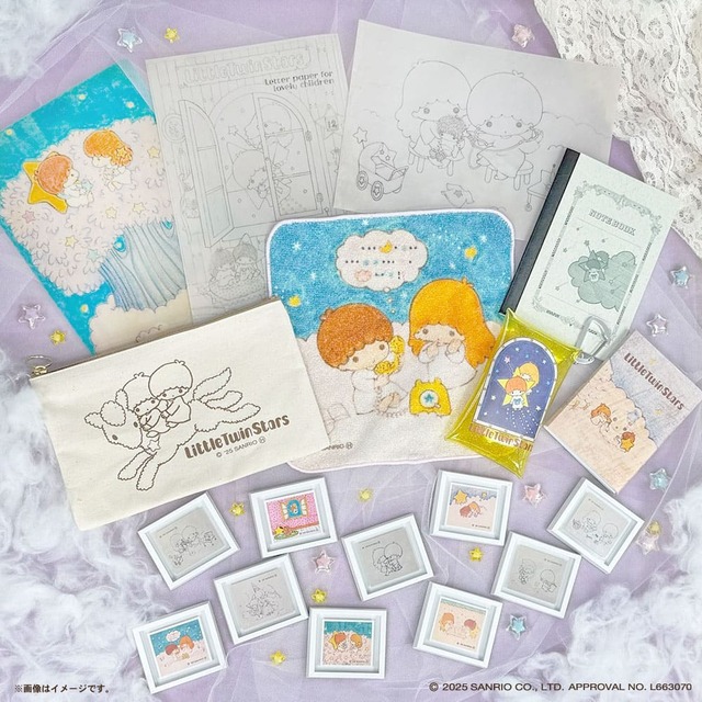 【リトルツインスターズ(キキ&ララ)】クリアマルチケースやなど、7種のオリジナルグッズ