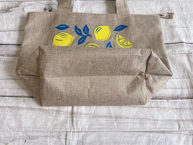 【カルディ　レモンバッグ】マチがしっかりあるので収納力抜群！