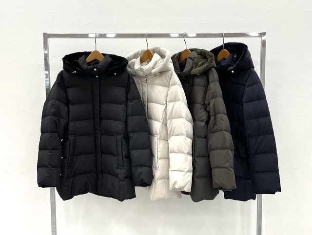 【GLOBAL WORK】「ウツクシルエット撥水ダウンコート」16,990円（税込）