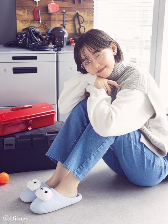 BAYMAX/ルームシューズ 4,620円|Maison de FLEUR(メゾン ド フルール)ディズニーコレクション「ベイマックス」