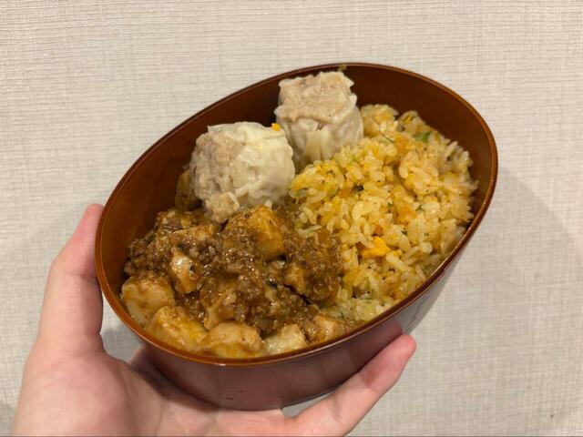 【コストコ 麻婆チャーハン】残った分は翌日のお弁当に♪麻婆チャーハン弁当の出来上がり！