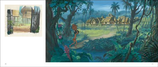 「ディズニーアニメーション背景美術集」より