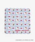 【Cath Kidston × Hello Kitty】スカラップタオルハンカチ Sax Pink 2,200円／Cath Kidston × Hello Kittyオリジナルのアートを大胆にプリントしたスカラップタオルハンカチ