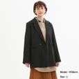 GU／ダブルブレストジャケットAM（BLACK）