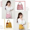 【ファッションセンターしまむら×ディズニープリンセスコレクション】シンデレラ 2wayバッグ:2970円(税込)/ベル 2wayバッグ:2970円(税込)