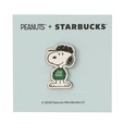 【PEANUTS™+STARBUCKS™】「PEANUTS ピンバッジ ブルー」¥1,200