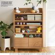 【ベルメゾン】ダブル棚板オープンキャビネット「スヌーピー」|¥32,800 (税込) © 2024 Peanuts Worldwide LLC