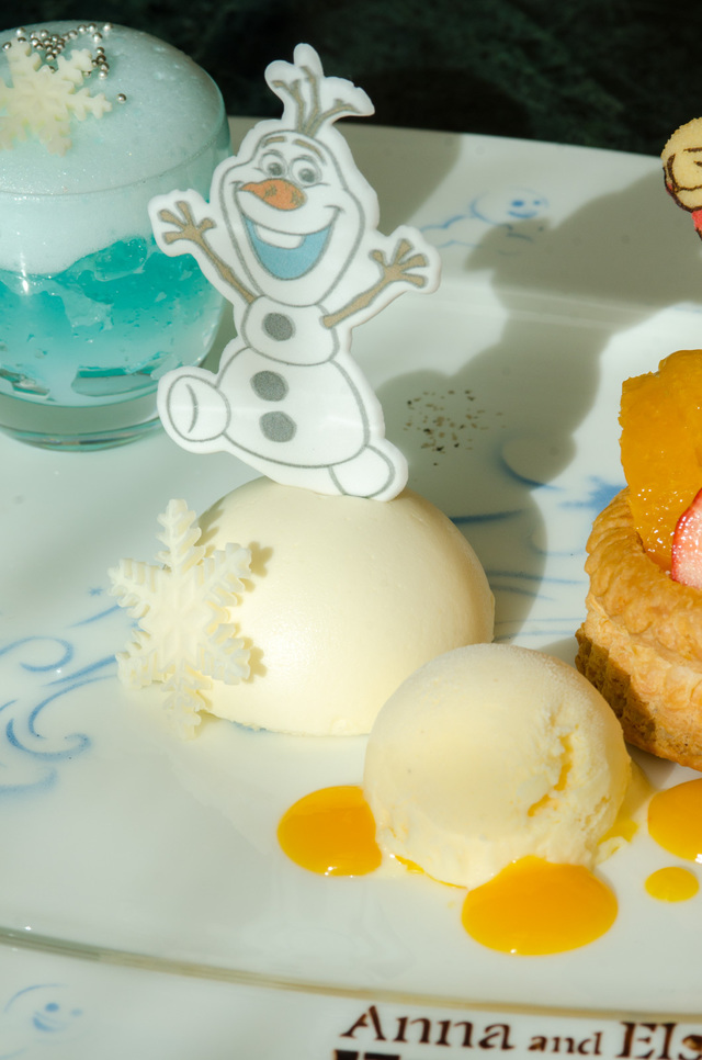 「ドリーマーズ・ラウンジ」“アナとエルサのフローズンファンタジー”キャラクターデザート｜東京ディズニーランドホテルホテル 2016年「アナとエルサのフローズンファンタジー」
