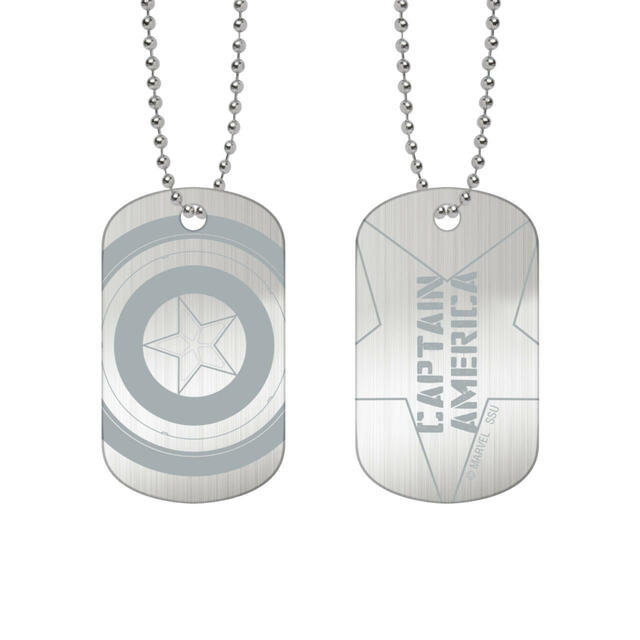 E賞 ドッグタグキーホルダー｜Happy くじ / MARVEL 『キャプテン・アメリカ:ブレイブ・ニュー・ワールド
