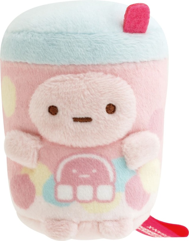 【すみっコぐらし】「たぴおかくじてのりぬいぐるみ　たぴおか（いちごたぴおかミルクティー）」￥1,430