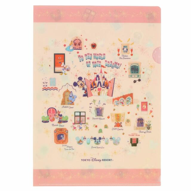 クリアホルダー＆チケットケース 750円｜東京ディズニーリゾート内の窓やドアがデザインされたグッズ｜販売店舗：東京ディズニーランド「ホームストア」、東京ディズニーシー「エンポーリオ」｜発売日：2023年10月12日（木）