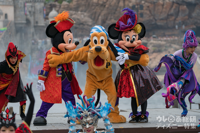ミッキーとミニーとプルート｜ザ・ヴィランズ・ワールド｜東京ディズニーシー「ディズニー・ハロウィーン」2018年