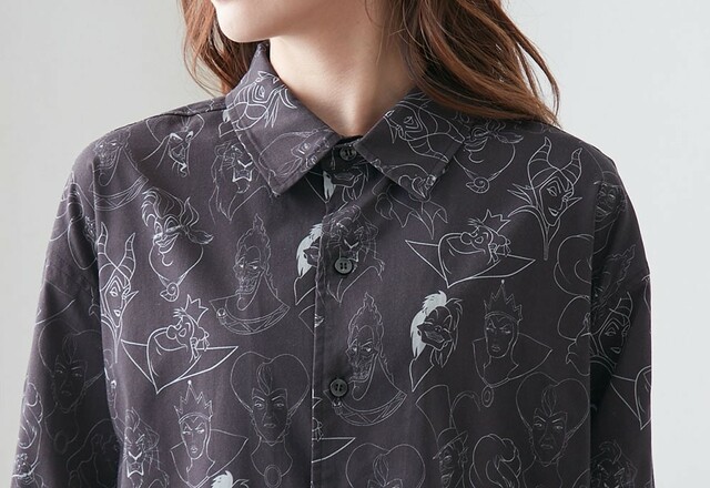 ユニセックスフェイスプリントシャツ「ヴィランズ」|¥ 6,990 (税込)