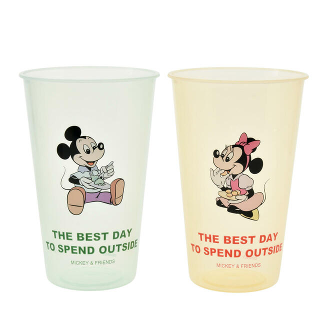 ミッキー＆フレンズ コップ セット ポーチ入り SPRING PICNIC 2,400円
