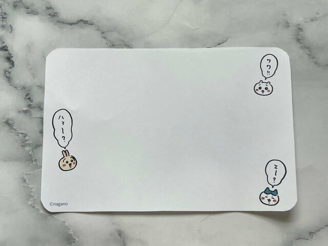 もちろん裏面も抜かりなくかわいいです♪