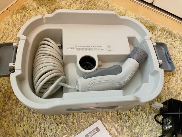 【アイリスオーヤマ 充電式ポータブルウォッシャー】組み立ても設定も不要で使えます