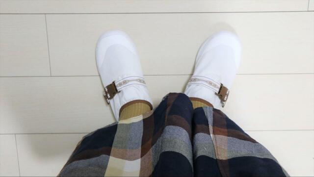 【ワークマン LIGHT(ライト) スリッポン】茶系をリンクさせると可愛く履けます