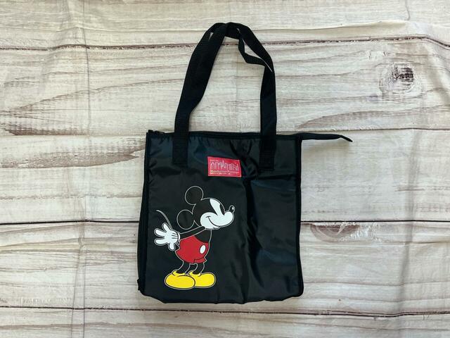 大きなミッキーのプリントがかわいい保冷機能付きのショッピングバッグ