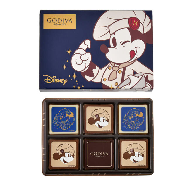 【GODIVA】ミッキー チョコレート カレ アソートメント ポーチ入り DISNEY VALENTINE 2026 3,600円