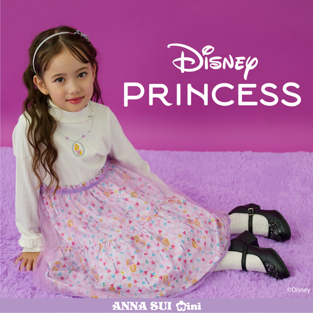 ワンピース ￥19,580｜ANNA SUI mini『塔の上のラプンツェル』