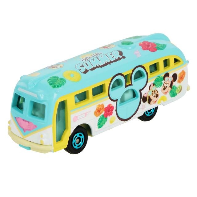 ディズニー・ビークル・コレクション〈トミカ〉 1,600円|夏の東京ディズニーリゾート「Hello Hello SUMMER!」グッズ|販売店舗:東京ディズニーランド「グランドエンポーリアム」、東京ディズニーシー「タワー・オブ・テラー・メモラビリア」|発売日:2026年6月11日(木)