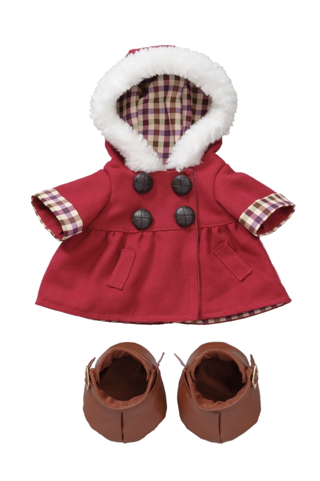 コスチュームセット（シェリーメイ）¥3,900 ※コート、ブーツ ※ぬいぐるみ（S）は別売り｜2016年12月26日発売